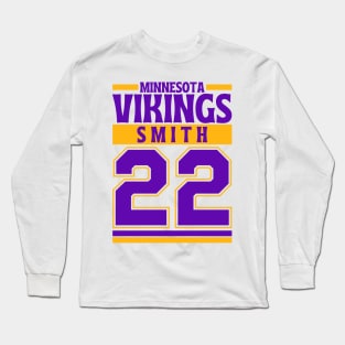 Minnesota Vikings Smith 22 American Football Edition 3 Long Sleeve T-Shirt